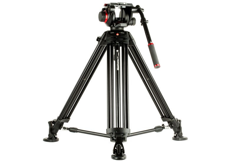 Manfrotto 504HD Head w/ 546B 2-Stage Aluminum Tripod System